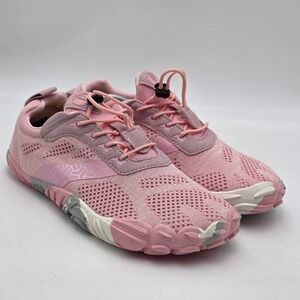 Joomra Minimalist Barefoot Trail Run Shoes Pink/Gray Women's Size 10.5 NWOB